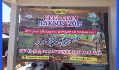 Kegiatan BakSos SMPIT-TQ
