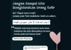 Jangan Mengidolakan Orang Kafir
