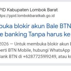 Bagaimana cara membuka blokir BTN Mobile